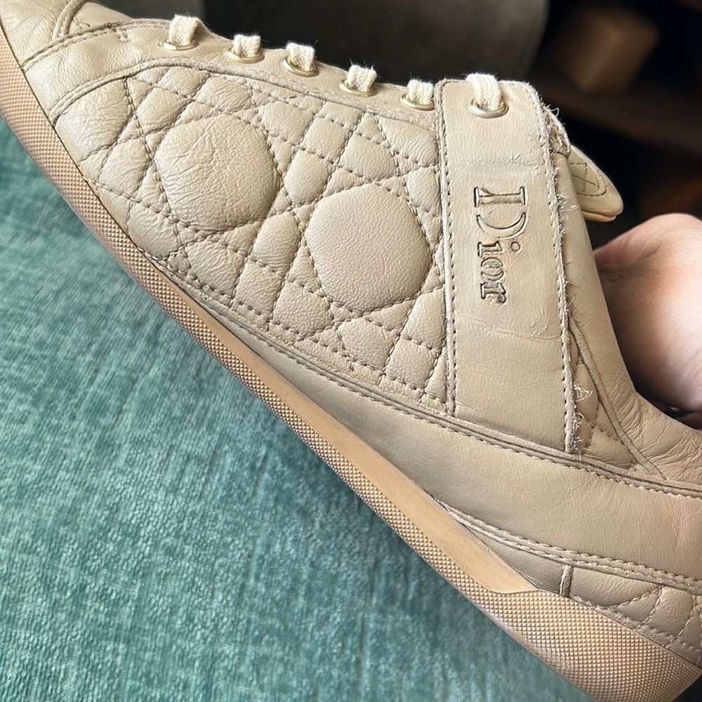Dior quilted lambkin leather women’s shoes  sz 40 - Picture 12 of 14